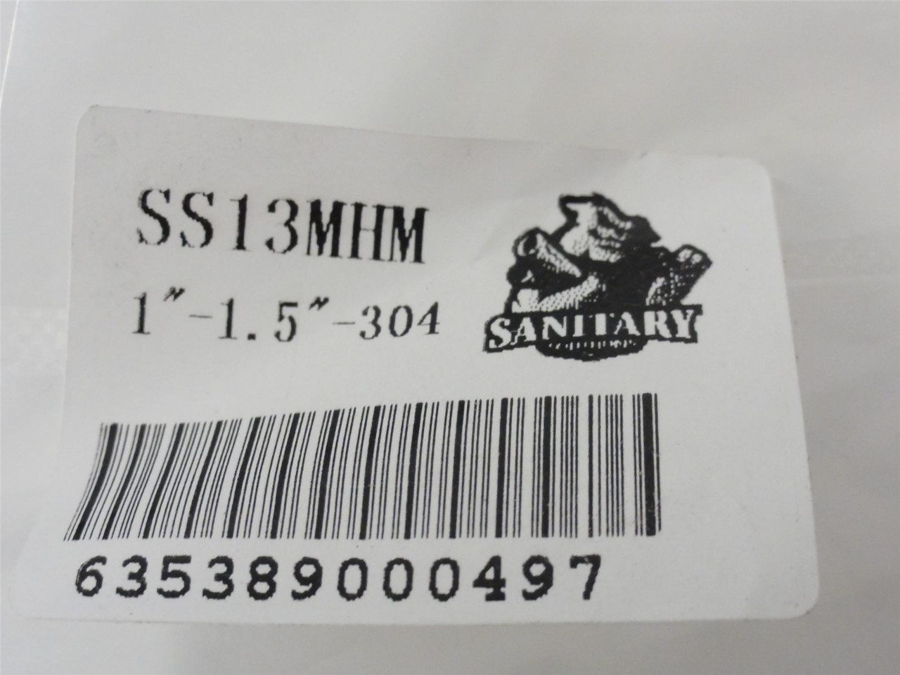 Sanitary Solutions SS13MHM-1-1.5-304; Clamp; Size: 1-1.5"