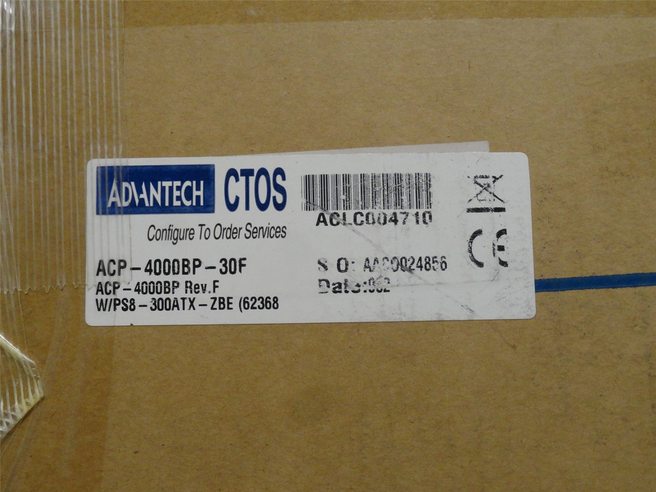 JBT 113007; Application Specific PC 800/800S-w/PS8-300ATX-ZBE