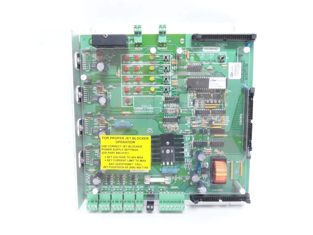 JBT 40-147; Jet Blocker Waterjet Controller For DSI 800-844