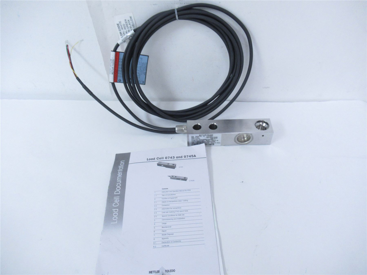 Mettler Toledo 0745A; Beam Load Cell Class C3 1250 lb/550Kg