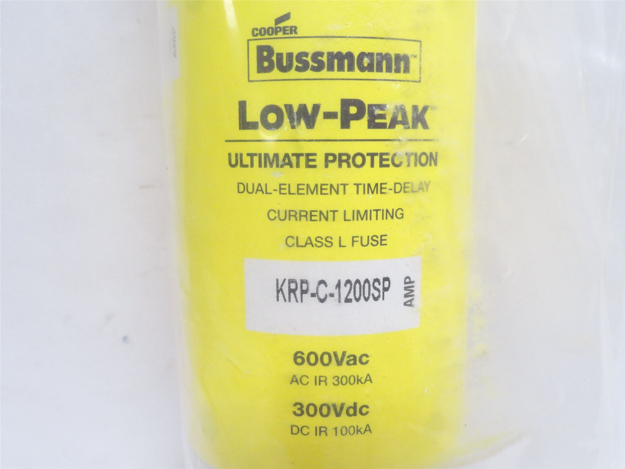 Bussmann KRP-C-1200SP; Time Delay Fuse 1200A 600VAC 300VDC