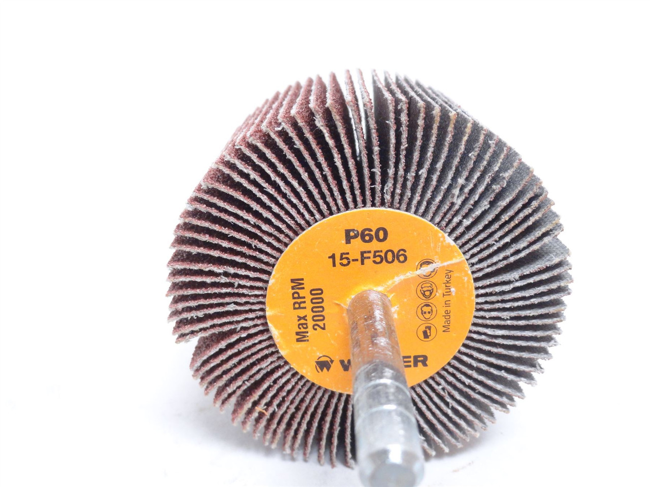 Walter 15-F 506; Box-10; Mounted Flap Wheels. 60 Grit