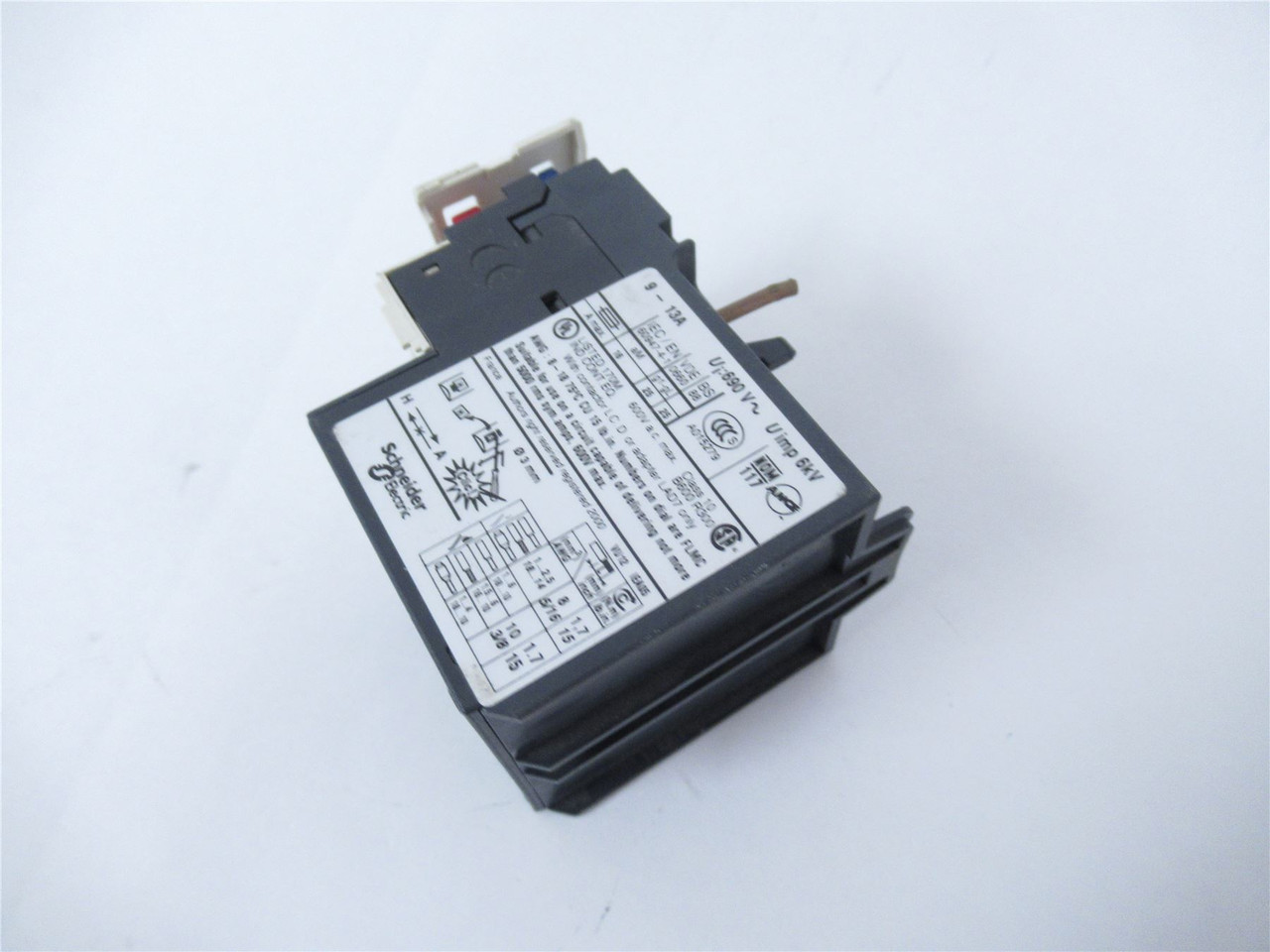 Schneider LRD16; Thermal Overload Relay  9-13AMP 690VAC 3-P