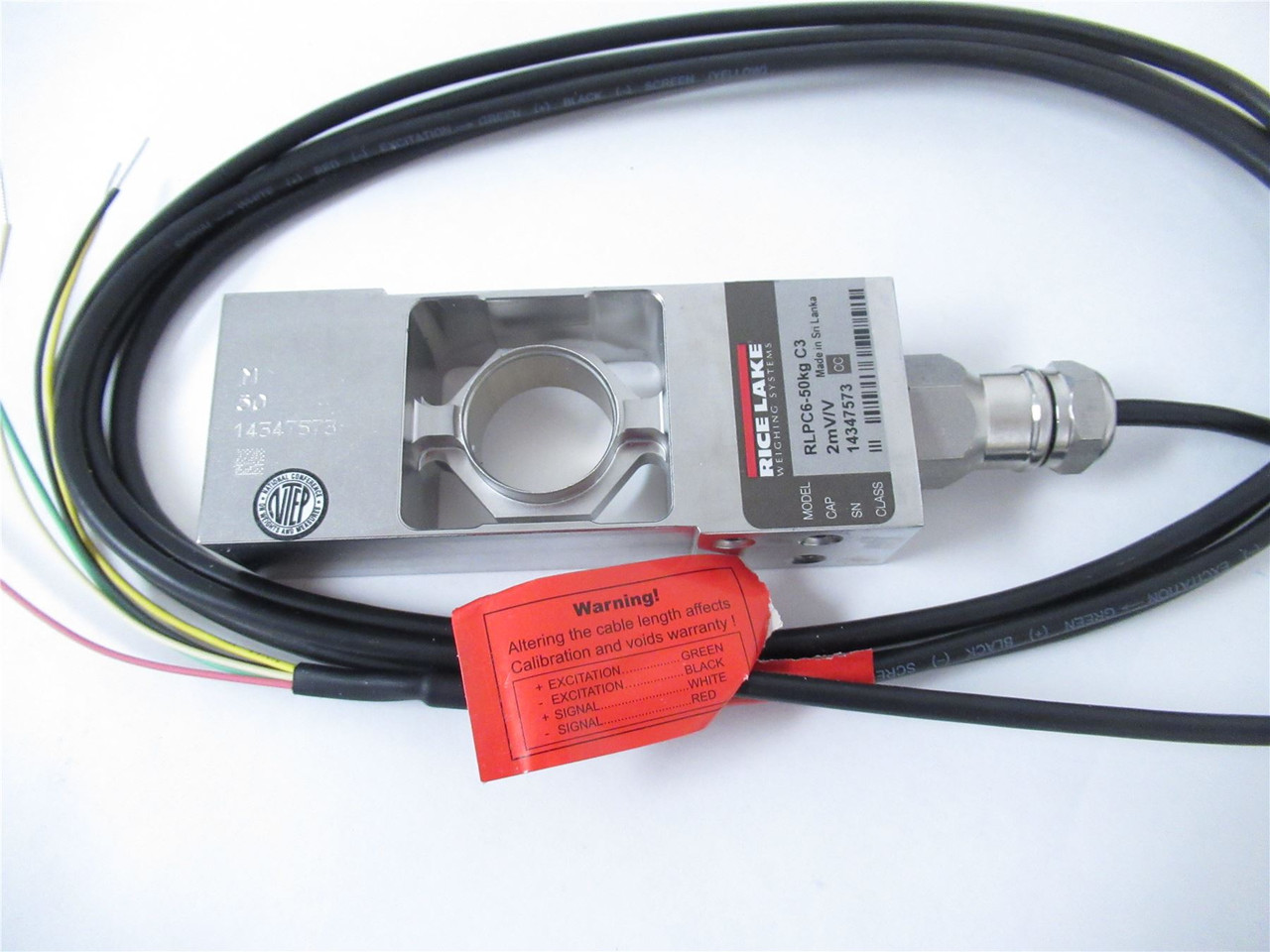 Rice Lake  RLPC6-50kg C3; Load Cell 50Kg