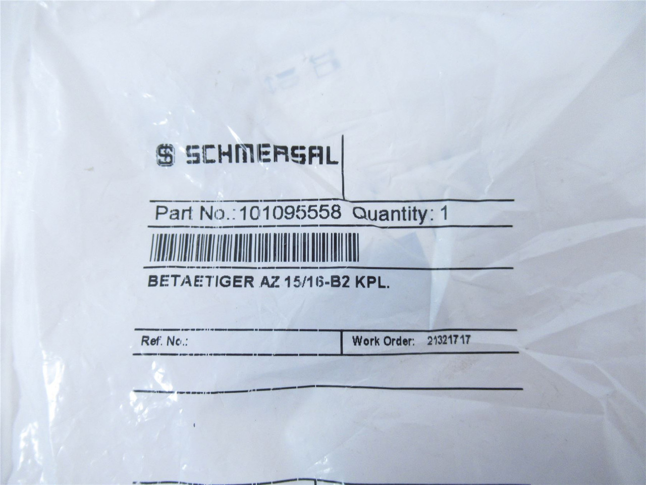 Schmersal 101095558; Switch Actuator Flex Key AZ 15/16-B2 KPL