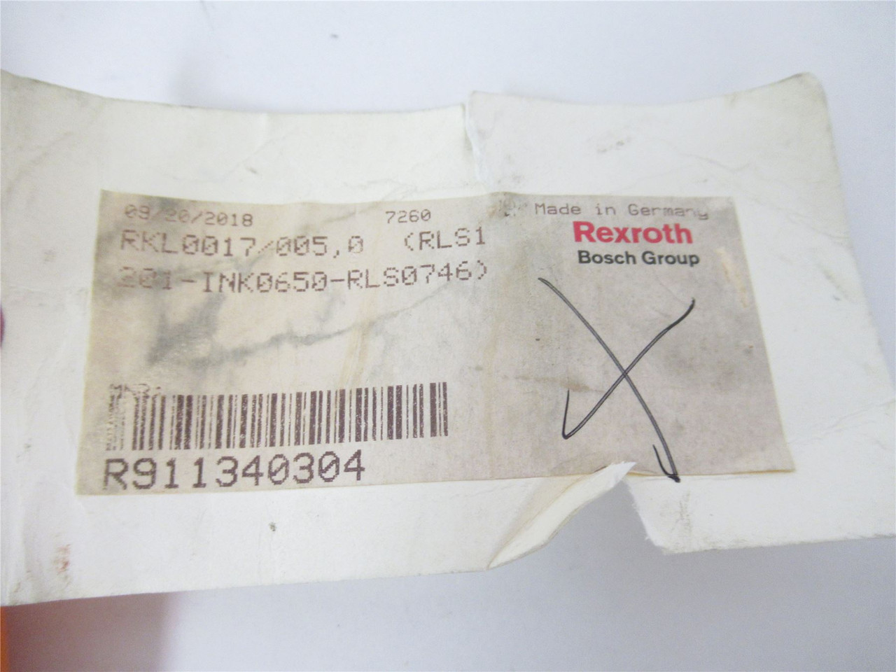 Rexroth RKL0017/005.0; Power Cable 5M