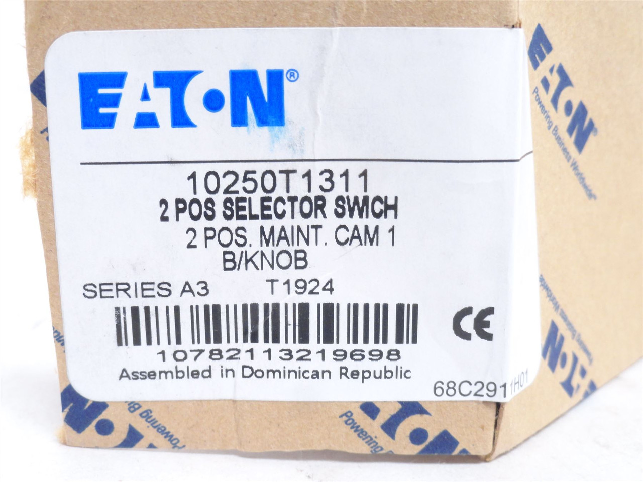 Eaton 10250T1311; Heavy-Duty Selector Switch Operator; 2-Pos