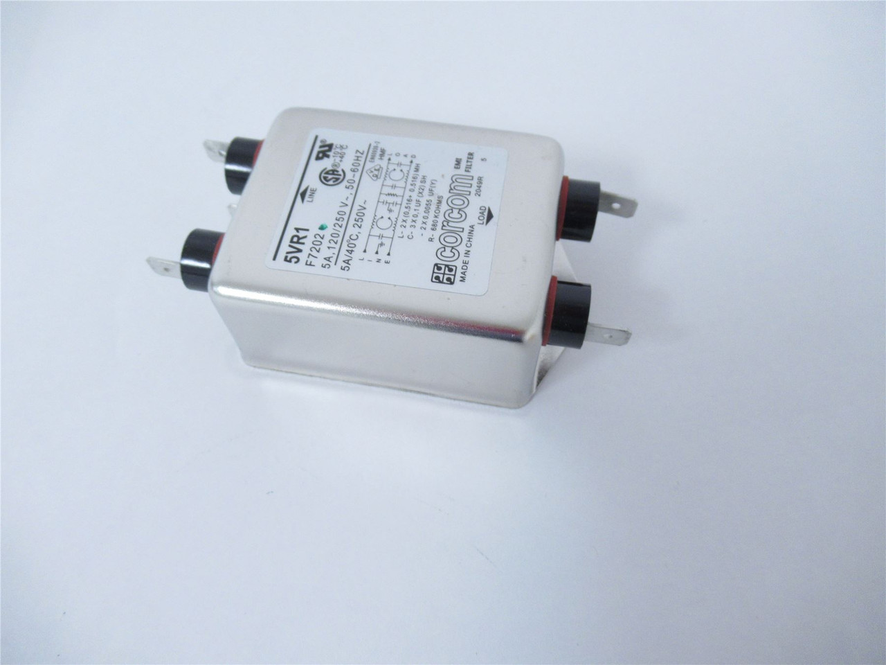 Corcom 5VR1 F7202;  EMI  Filter  120/250V