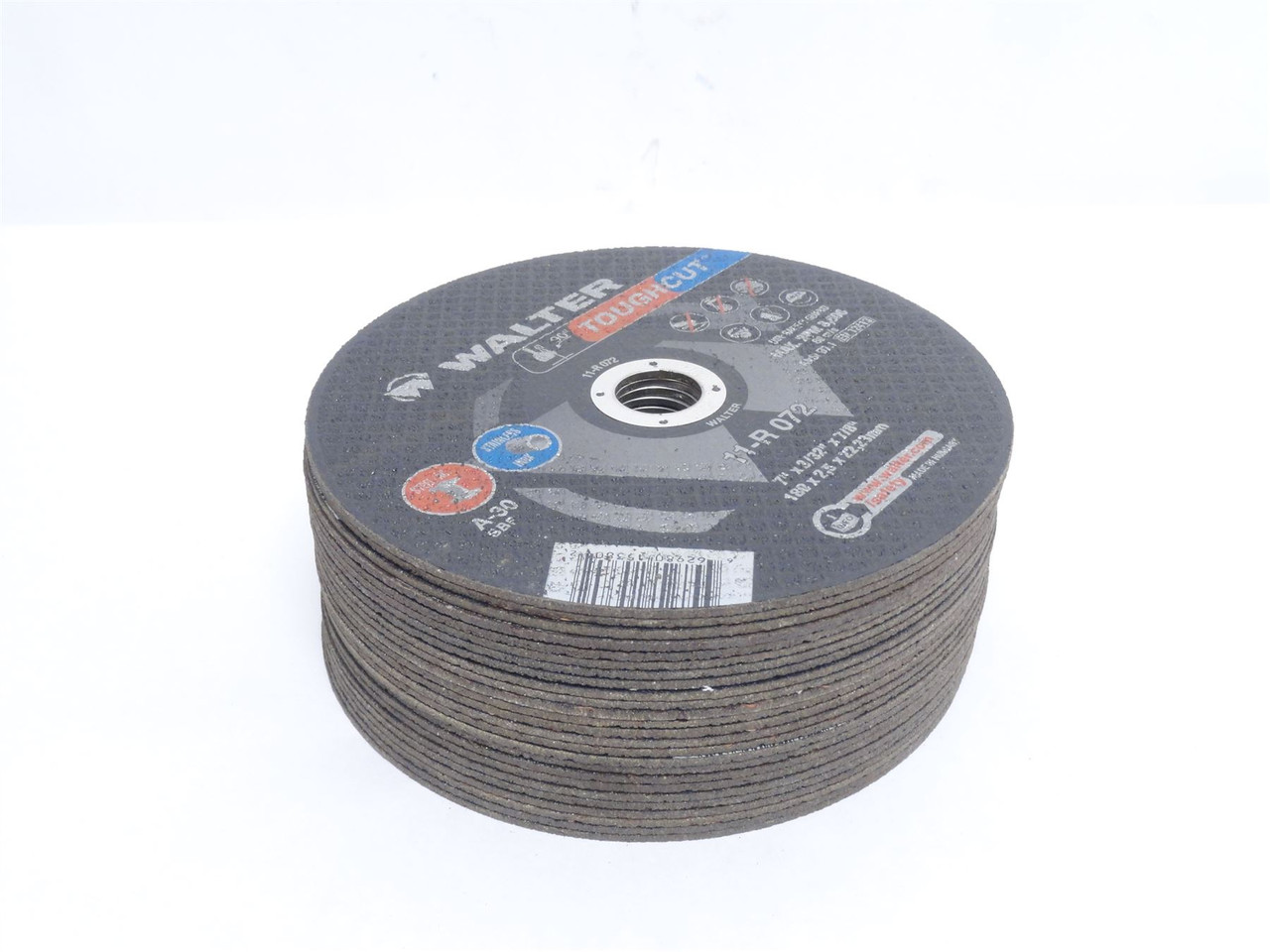 Walter 11R072; Lot-25; Cut-Off Wheels; 7 X 3/32" X 7/8"