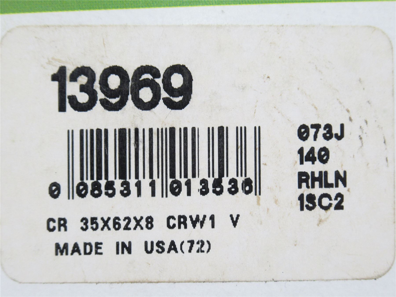 SKF 13969; Oil Seal; 35mmID x 62mmOD 8mm Wide; Single Lip