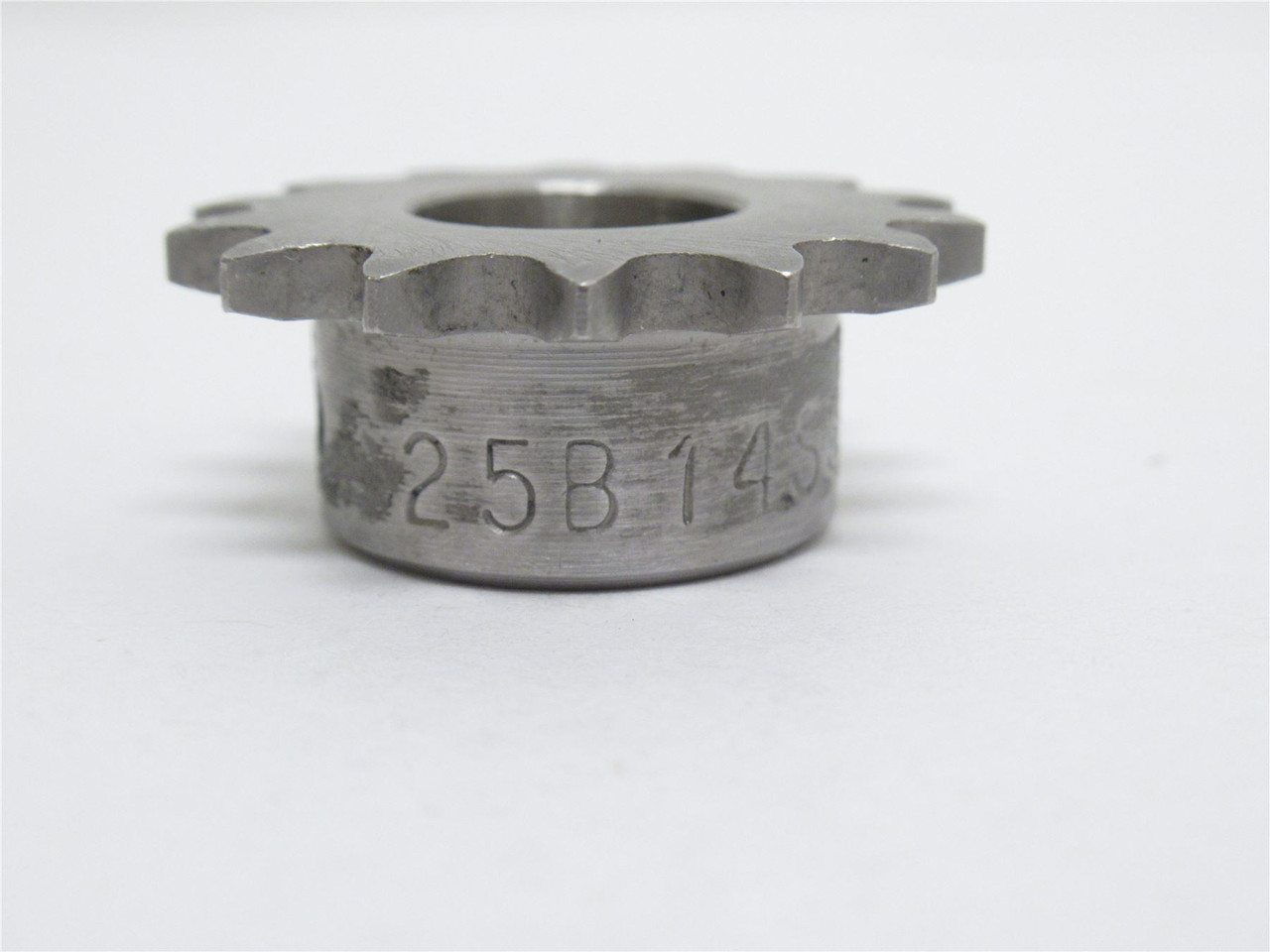 Martin 25B14SS-1/2; Sprocket #25; SS; 14T; 1/2"ID; No Key Way