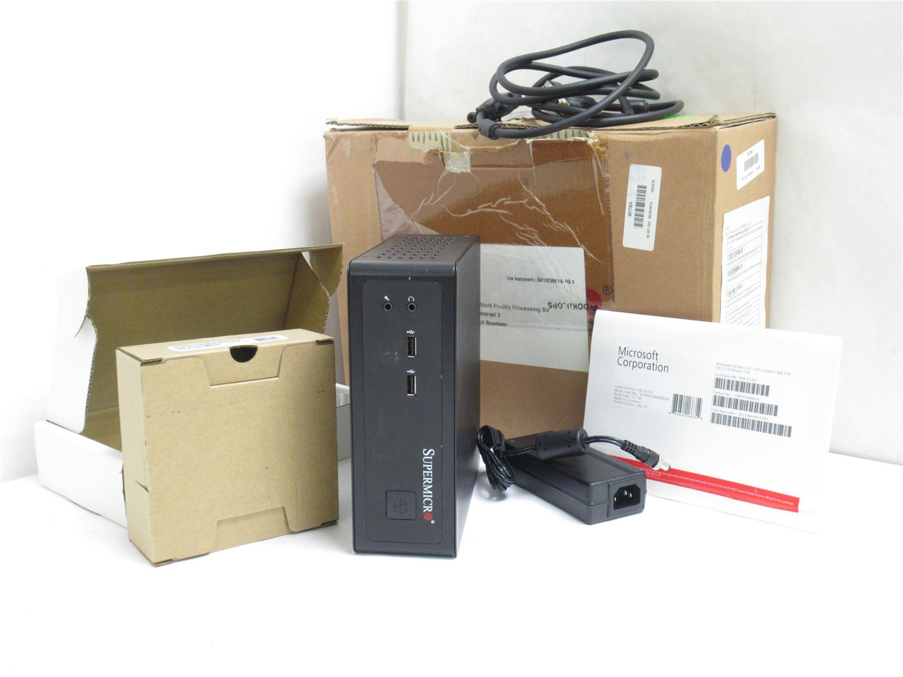 SuperMicro MBD-X9SPV-F-3610ME-B; Previously used with Marel equipmt