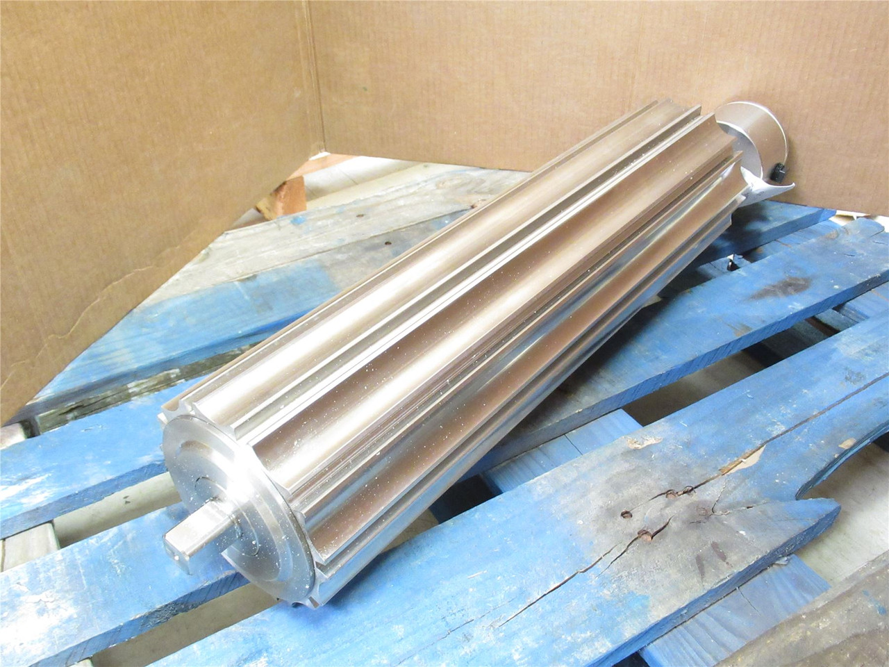 Van Der Graaf TM138B30-410NB; Drum Motor 23"W 480VAC 53ft/min