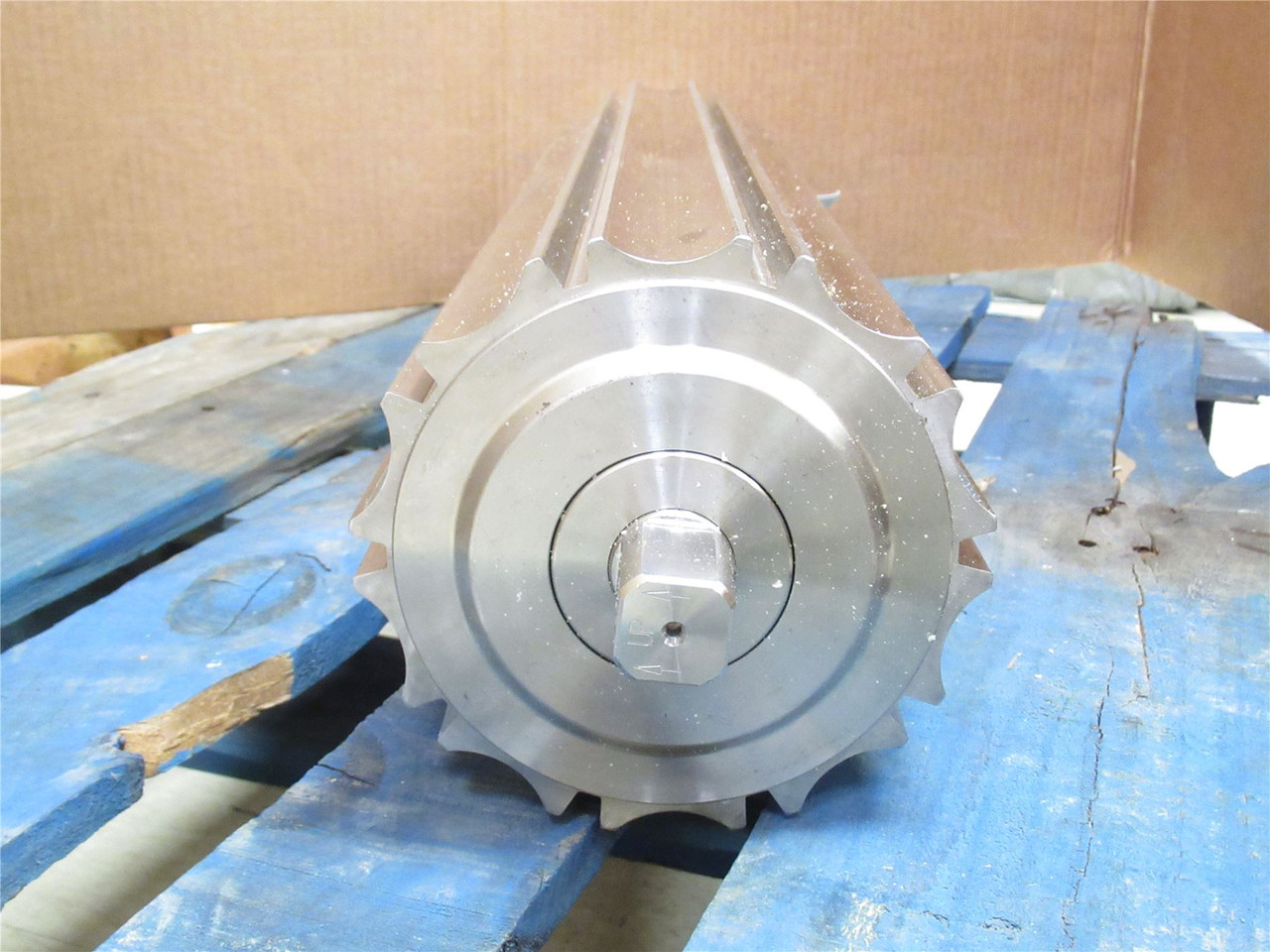 Van Der Graaf TM138B30-410NB; Drum Motor 23"W 480VAC 53ft/min