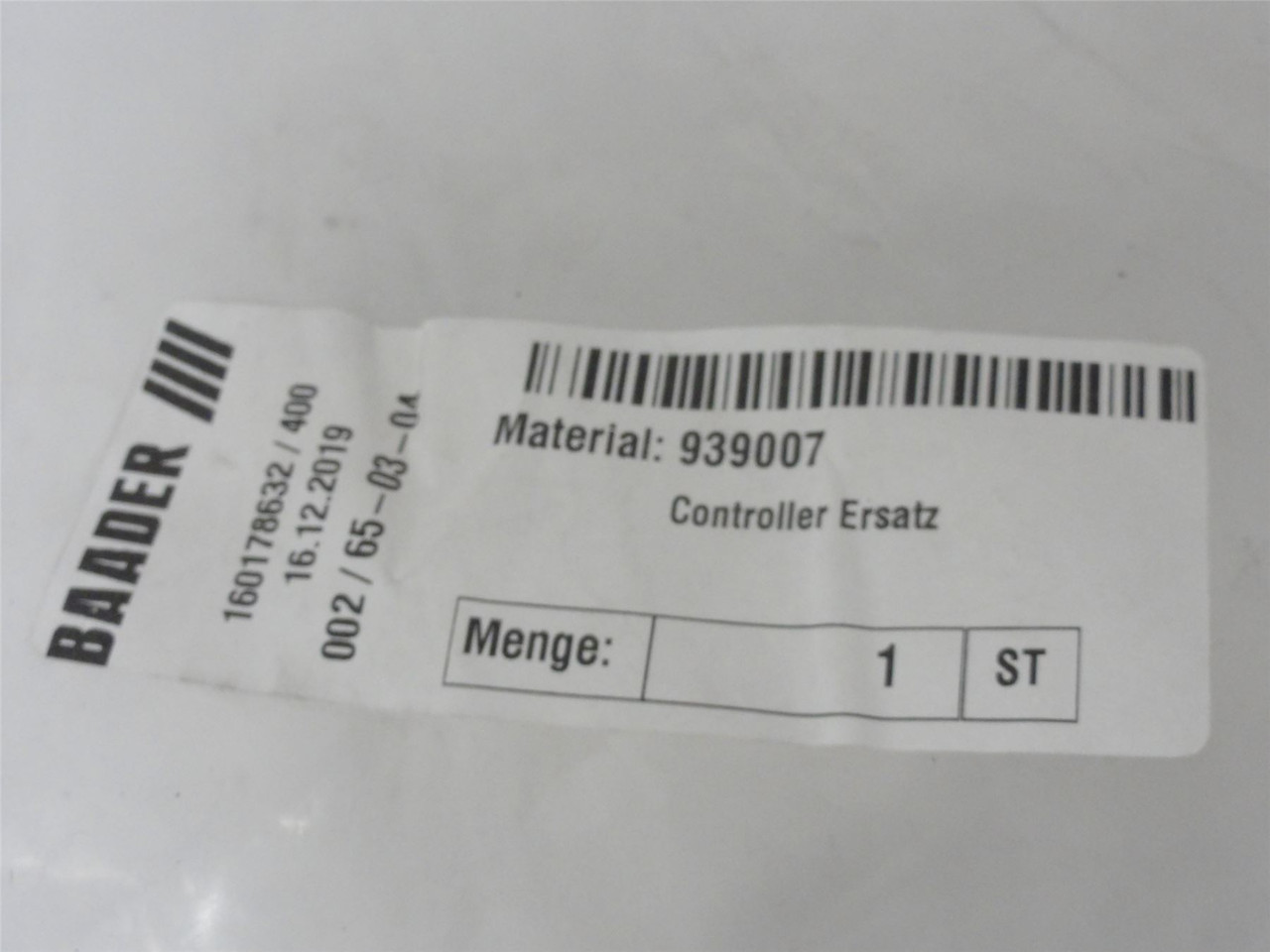 Baader 93900-7; Controller Safety Kit