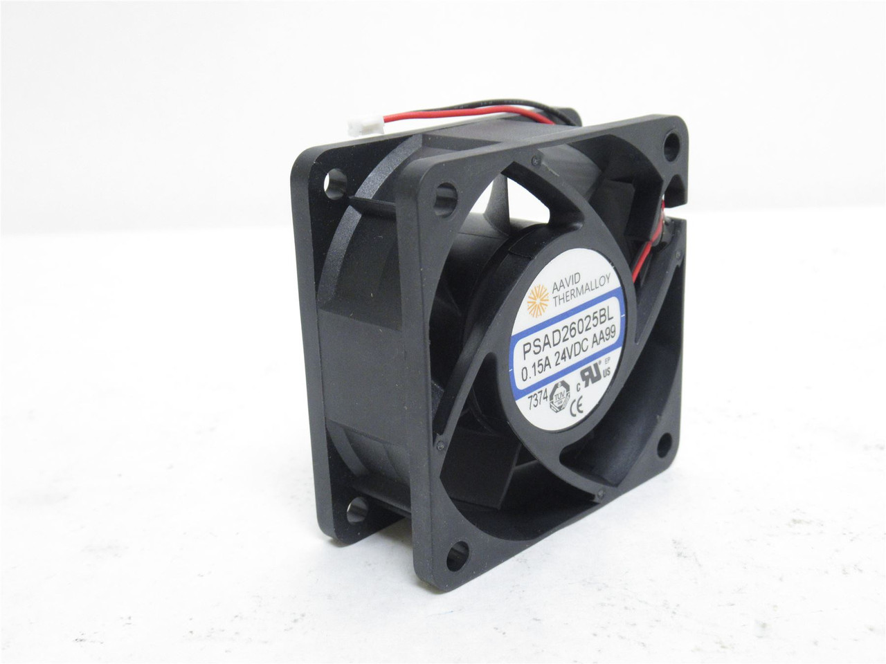 Aavid PSAD26025BL; Axial Fan; 60mm x 60mm x 25mm Wide; 24VDC