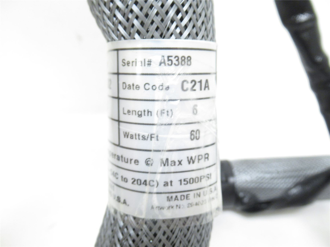 Graco 127402; InvisiPac Heated Hose #6; 60 Watt; Length: 6'
