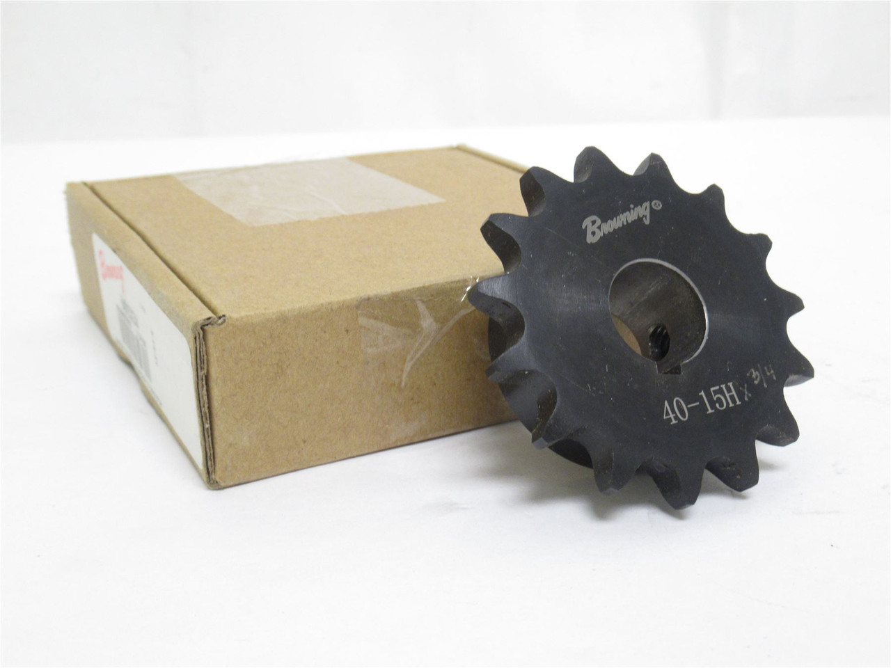 Browning H4015X3/4; Hardened Sprocket #40; 15 Teeth; 3/4"ID