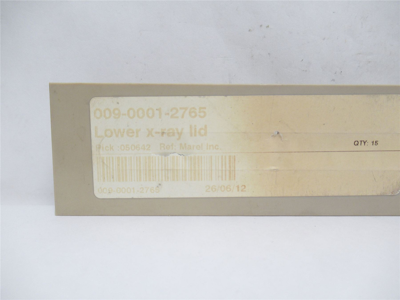 Marel 4264247; Metal Detector Lower Lid Assembly 2-Piece