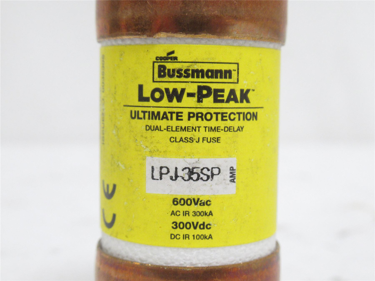 Bussmann LPJ-35SP; Time Delay Fuse; 35A; 600VAC; 300VDC