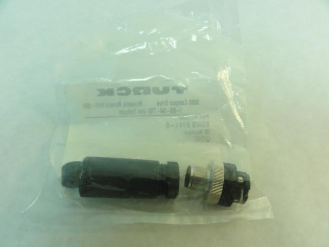 Turck BSWS-8141-0; Connector; Male; M12 Cable End; 4 Pin