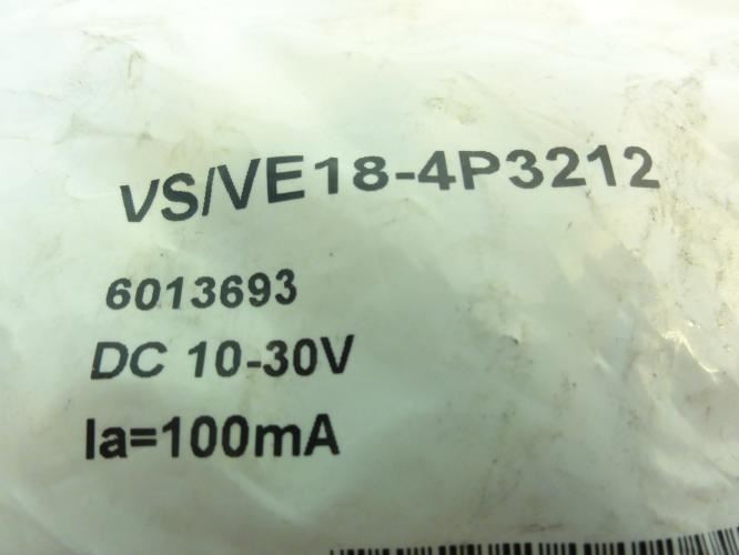 Sick VS/VE18-4P3212; Photoelectric Sensor; 10-30VAC; 100mA