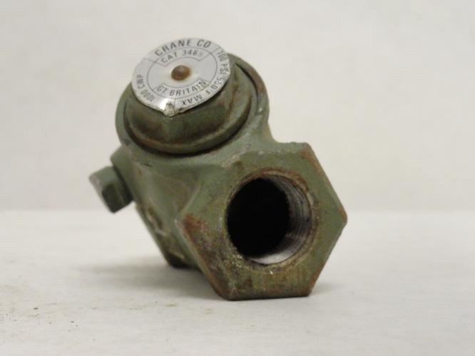 Crane 346-1/2"; Check Valve; Y Pattern; 1/2" Threads; 700Psi