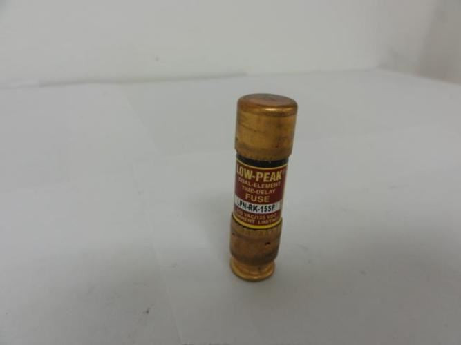Bussmann LPN-RK-15SP; Fuse; 15A; 250VAC; Dual Element
