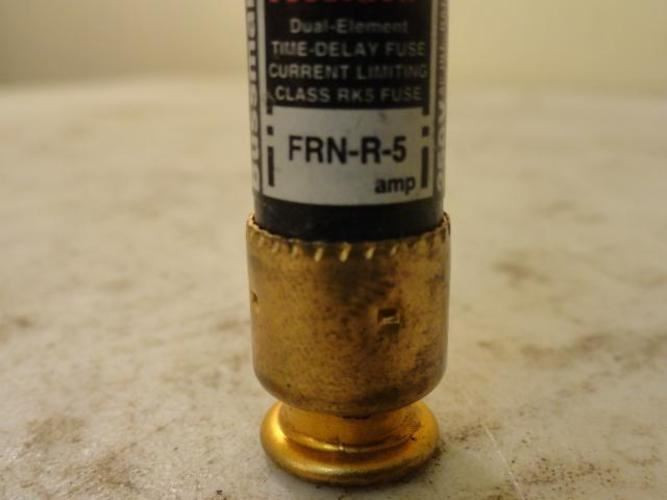 Bussmann FRN-R-5; Fuse; 5A; 250V; TIme Delay