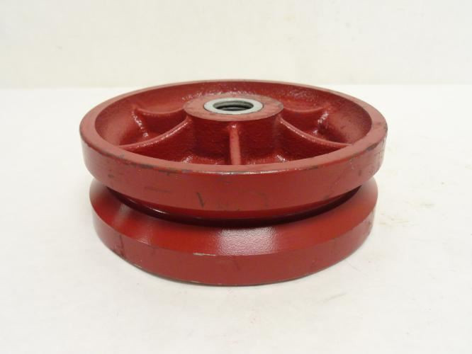 MFG- W-6-V-3/4; Caster Wheel; V-Groove 6" OD x 3/4"ID x 2" Wide