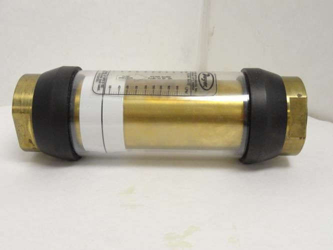 Dwyer HFB-5-50; In-Line Flow Monitor; Brass; 20-150GPM; 2NPT
