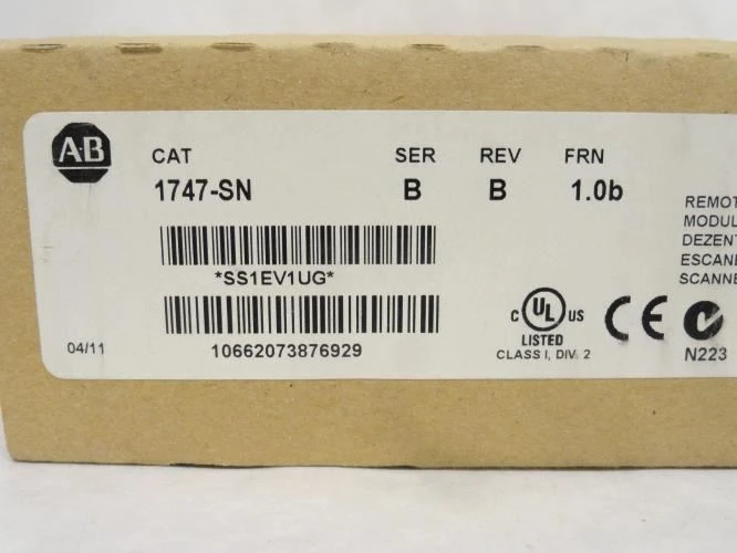 Allen-Bradley 1747-SN; Remote Scanner Module; 5VDC