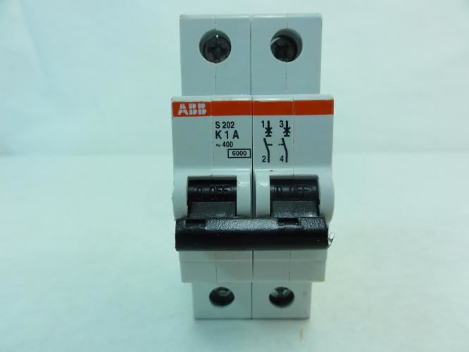 ABB 2CDS252001R0217; Mini Circuit Breaker; 1A; 2P; 277/480VAC