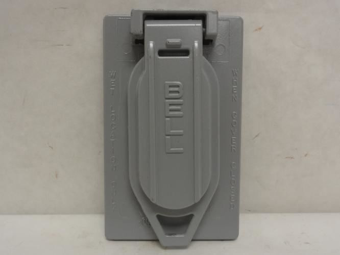 Bell 5146-0; Weatherproof Cover; Single Gang; 4-1/2" Height