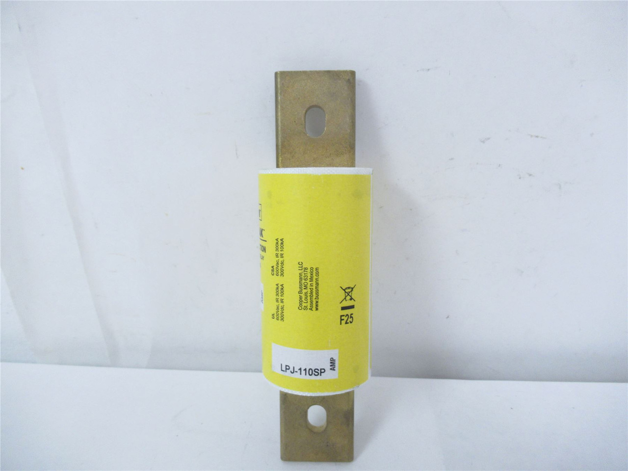 Bussman LPJ-110SP; Fuse 110A 600VAC 300VDC