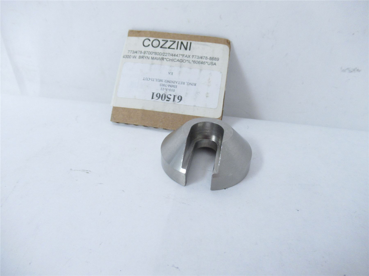 Cozzini Prime Edge 615061; Ring; Retaining Multi Cut 701