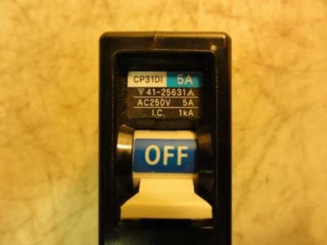 Fuji Electric CP31DI5; Circuit Protector 5A 250Vac