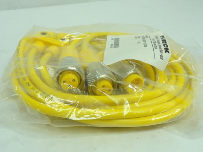 Turck VB2-RYM 36-2/2RKM 36-1/1/CS10384; Molded Cordset U0875-16