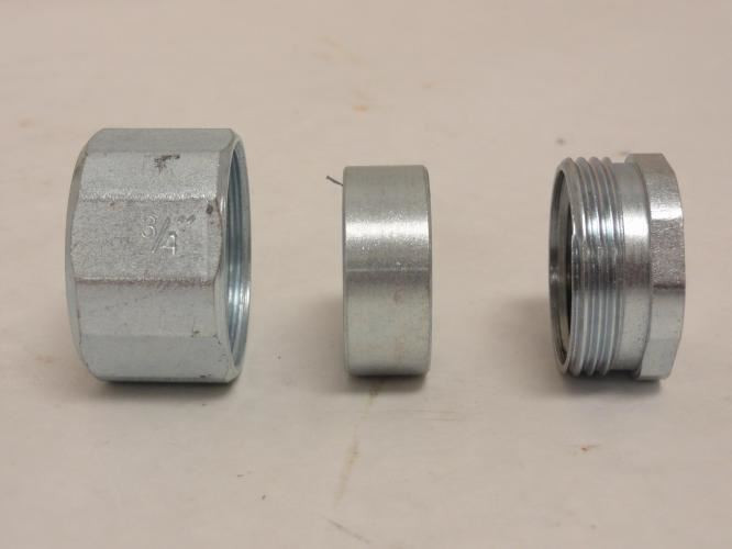 Appleton EC-75; Rigid Three-Piece Coupling; 3/4 NPT