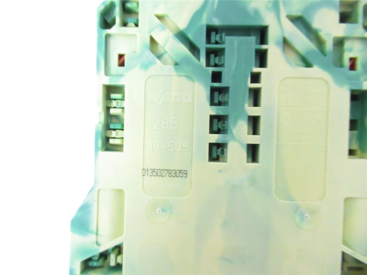 Wago 285-0157; Terminal Block 2 Conductor Ground
