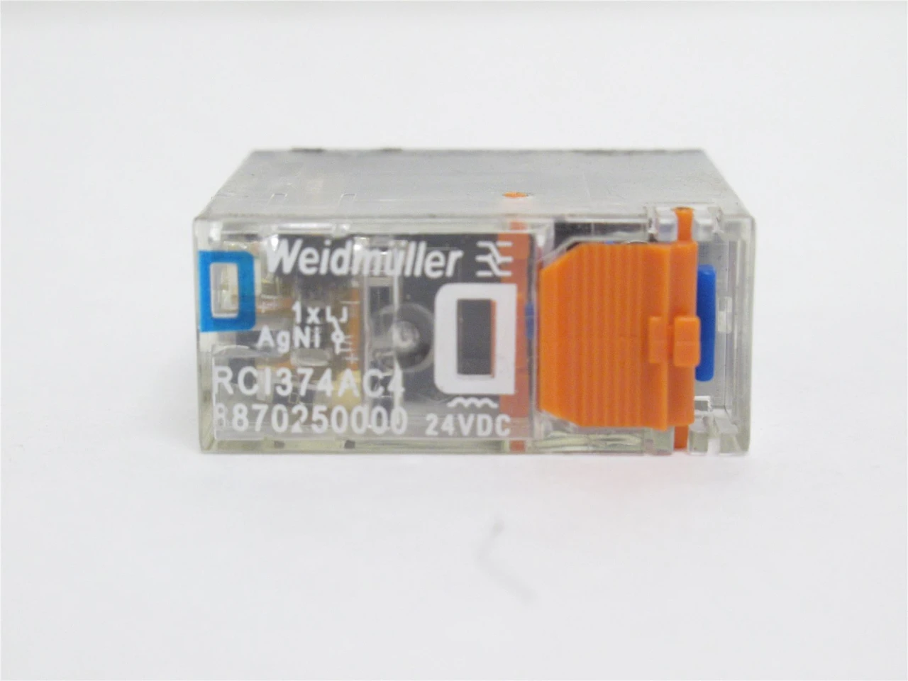 Weidmuller 8870250000; Industrial Relay 16A; 250VAC;Coil 24VDC