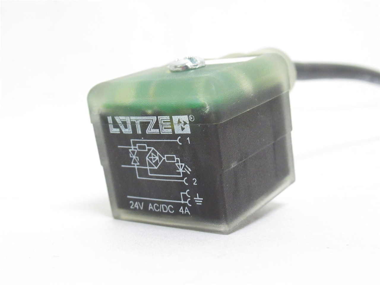 Lutze 709606; PVC Connecting Lead; 24VDC; 2-Pin+2×PE; 5m Long