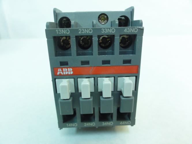 ABB N44E-80; Control Relay; 16A; 4P; 600VAC; Coil: 240VAC