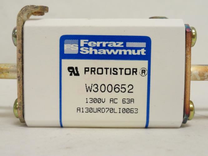 Ferraz W300652; Semiconductor Fuse; 63A; 1300V; High Speed