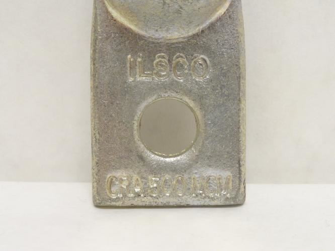 ILSCO CRA500MCM; Copper Compression Lug; 500mcm Wire; 1/2" Stud