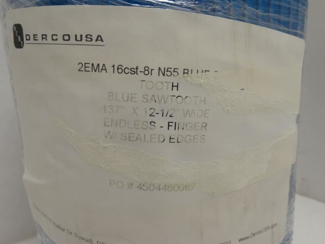 Dercousa 2EMA 16cst-8r N55 BLUE; Conveyor Belt; 12-1/2" Wide