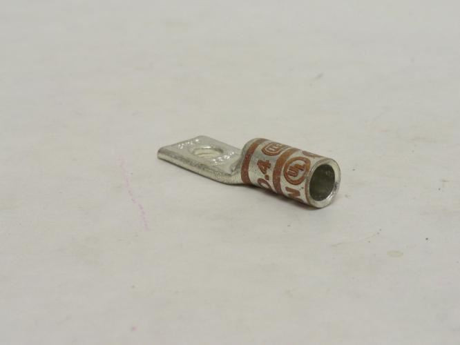 ILSCO CRA2; Copper Crimp Connector 1/0AWG; 1/4" Stud