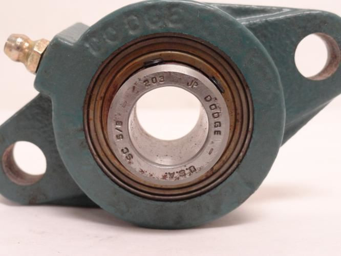 Dodge F2BSC010; Flange Bearing; 5/8"ID; 2-Bolt Mount