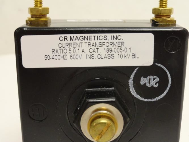 CR Magnetics 189-005-0.1; Current Transformer; Ratio: 5.01: Amp