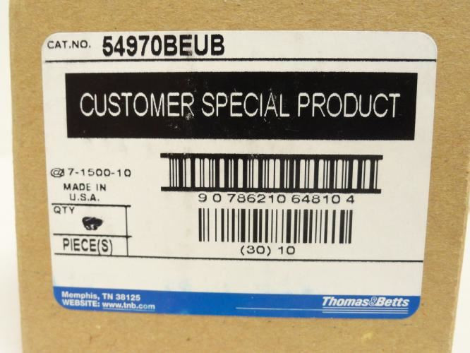 T&B 54970BEUB; Compression Lug; 90Deg; 4/0 AWG; 1/2" Bolt Size